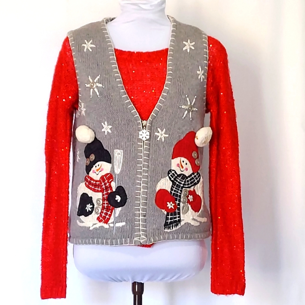 Vintage Ugly Christmas Vest - Picture 6 of 6